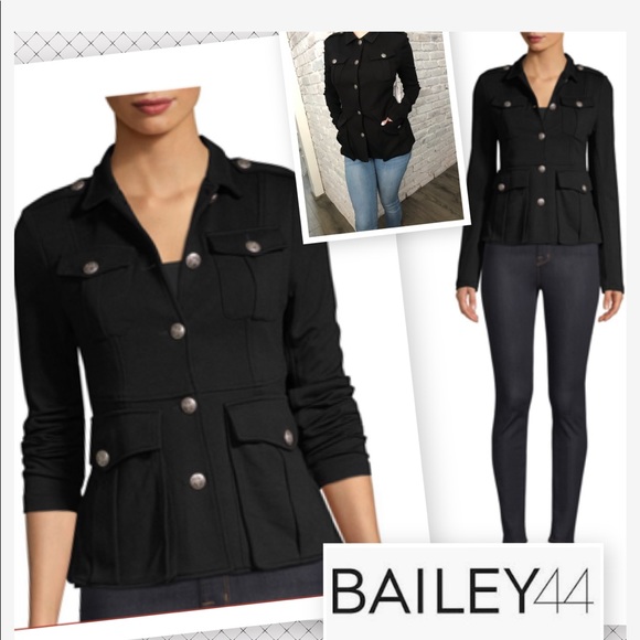 Bailey 44 Jackets & Blazers - 🆕Bailey 44 Black Military Jacket🇺🇸